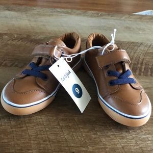 Cat & Jack shoes brown with blue